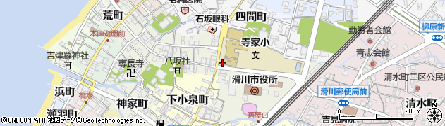 富山県滑川市寺家町周辺の地図