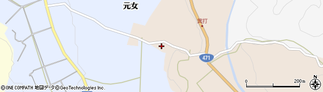 石川県かほく市箕打（ロ）周辺の地図