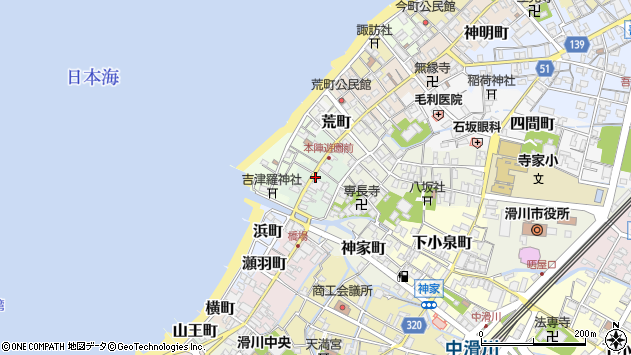 〒936-0047 富山県滑川市大町の地図