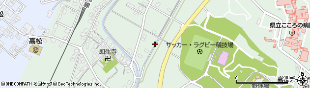 石川県かほく市内高松（巳）周辺の地図