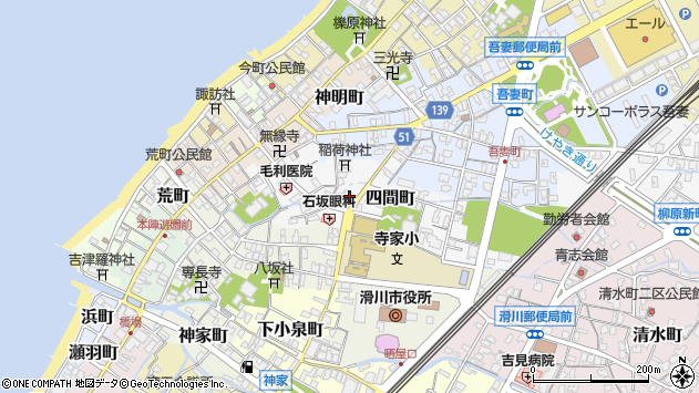 〒936-0035 富山県滑川市四間町の地図