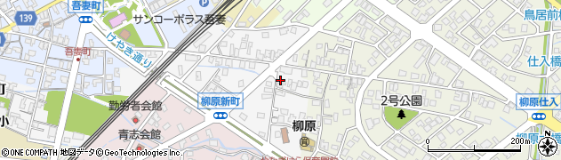 富山県滑川市柳原新町周辺の地図