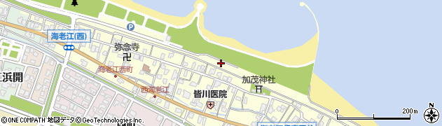 富山県射水市海老江周辺の地図