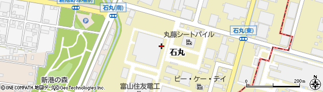 富山県高岡市石丸周辺の地図