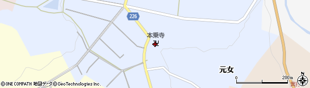 本乗寺周辺の地図