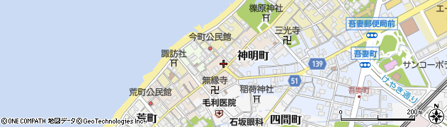 大浦鮮魚店周辺の地図