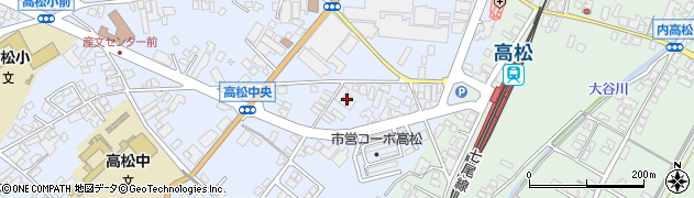 石川県かほく市高松ノ31周辺の地図