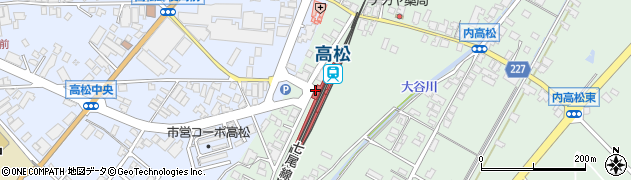 高松駅周辺の地図