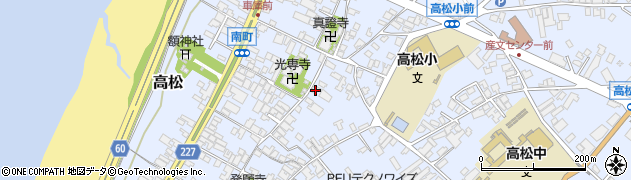 石川県かほく市高松フ94周辺の地図
