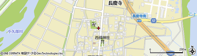 富山県高岡市長慶寺204周辺の地図