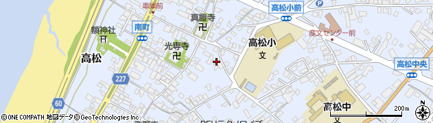 石川県かほく市高松フ167周辺の地図
