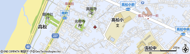 石川県かほく市高松フ91周辺の地図