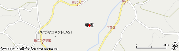 長野県上水内郡飯綱町赤塩周辺の地図