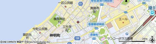 富山県滑川市常盤町347周辺の地図