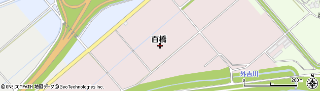 富山県高岡市百橋周辺の地図