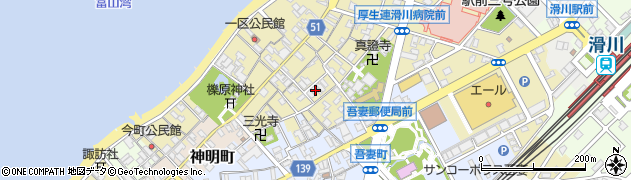 富山県滑川市常盤町335周辺の地図