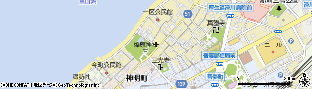 富山県滑川市常盤町1172周辺の地図