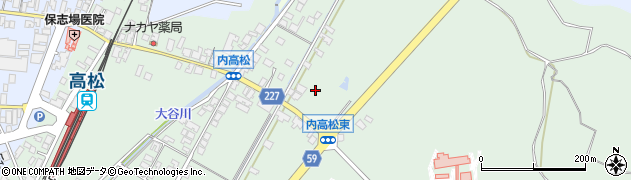 石川県かほく市内高松（申）周辺の地図