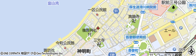 富山県滑川市常盤町1168周辺の地図