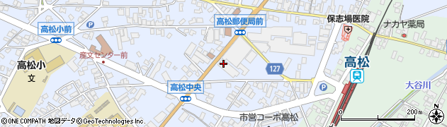 石川県かほく市高松ノ13周辺の地図