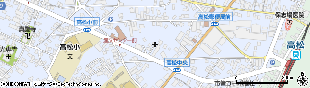 石川県かほく市高松（ク）周辺の地図