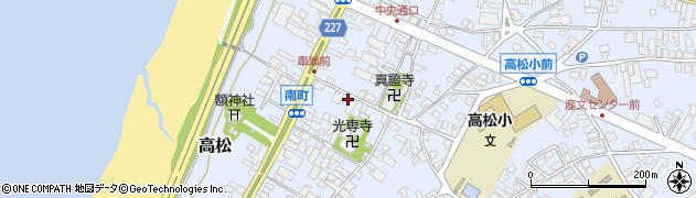 石川県かほく市高松フ78周辺の地図