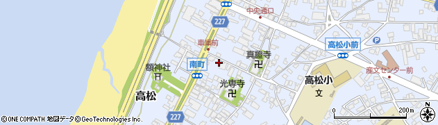 石川県かほく市高松フ76周辺の地図