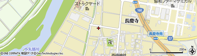 富山県高岡市長慶寺394周辺の地図