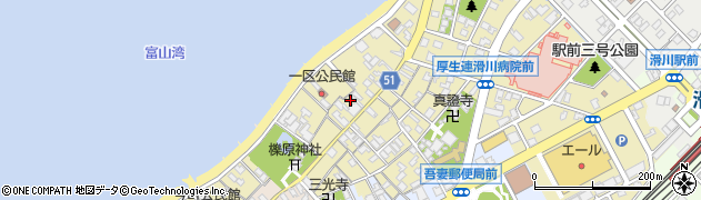富山県滑川市常盤町1121周辺の地図