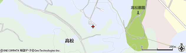 石川県かほく市高松ホ周辺の地図