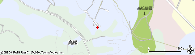 石川県かほく市高松（ホ）周辺の地図