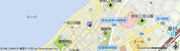 富山県滑川市常盤町1102周辺の地図