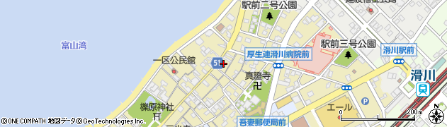 富山県滑川市常盤町1097周辺の地図
