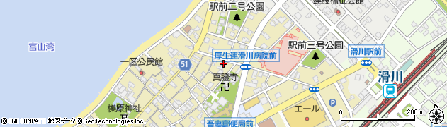 富山県滑川市常盤町146周辺の地図