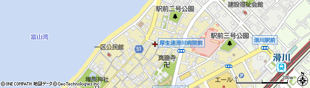 富山県滑川市常盤町147周辺の地図