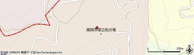 富山県高岡市手洗野（尾久保）周辺の地図