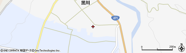 石川県かほく市黒川（ム）周辺の地図