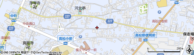 石川県かほく市高松（ウ）周辺の地図