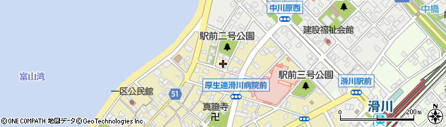 富山県滑川市常盤町672周辺の地図
