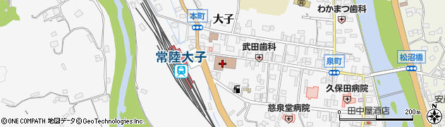 大子町文化福祉会館（まいん）周辺の地図