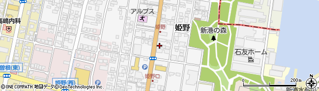 ホワイト急便・ホープクリーニング富山新湊店周辺の地図