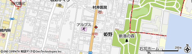 レイヴ髪ＷＡＺＡ姫野本店周辺の地図