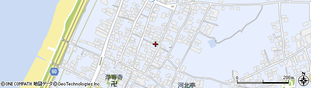 石川県かほく市高松周辺の地図