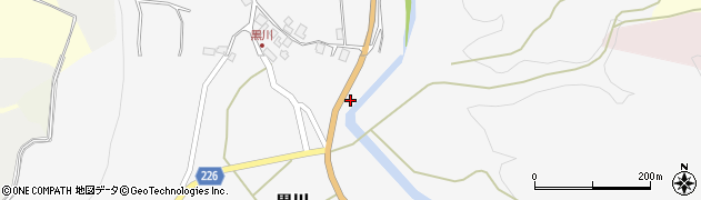 石川県かほく市黒川ヨ167周辺の地図