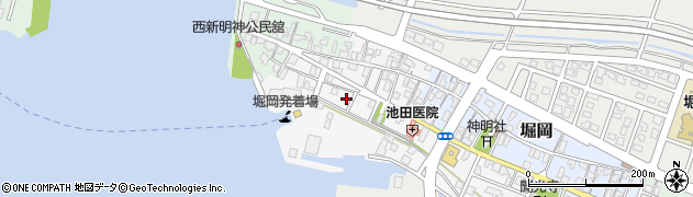 富山県射水市堀岡明神新周辺の地図