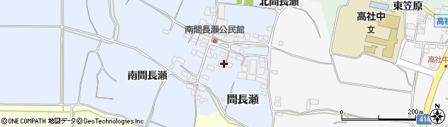長野県中野市間長瀬（南間長瀬）周辺の地図