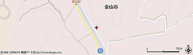 富山県魚津市金山谷825周辺の地図