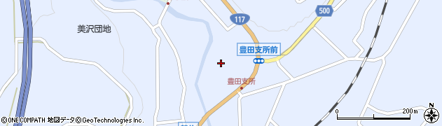 中野市豊田支所周辺の地図