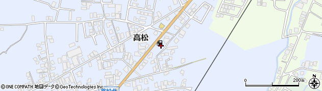 松倉石油株式会社　高松店周辺の地図