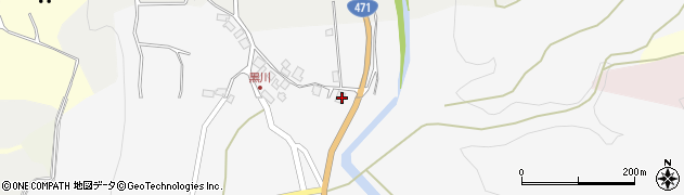 石川県かほく市黒川ヨ163周辺の地図